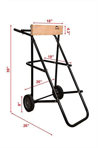 LEADALLWAY Boat Motor Stand, Heavy Duty Pro Outboard Engine Carrier Cart Dolly