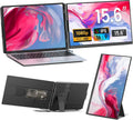 Laptop Screen Extender - 15.6 FHD 1080P Portable Monitor for Laptop, Detachable & Plug and Play Dual Laptop Monitor Extender for 13-17.3 Laptops, Compatible with Wins/Mac/Android/Chrome