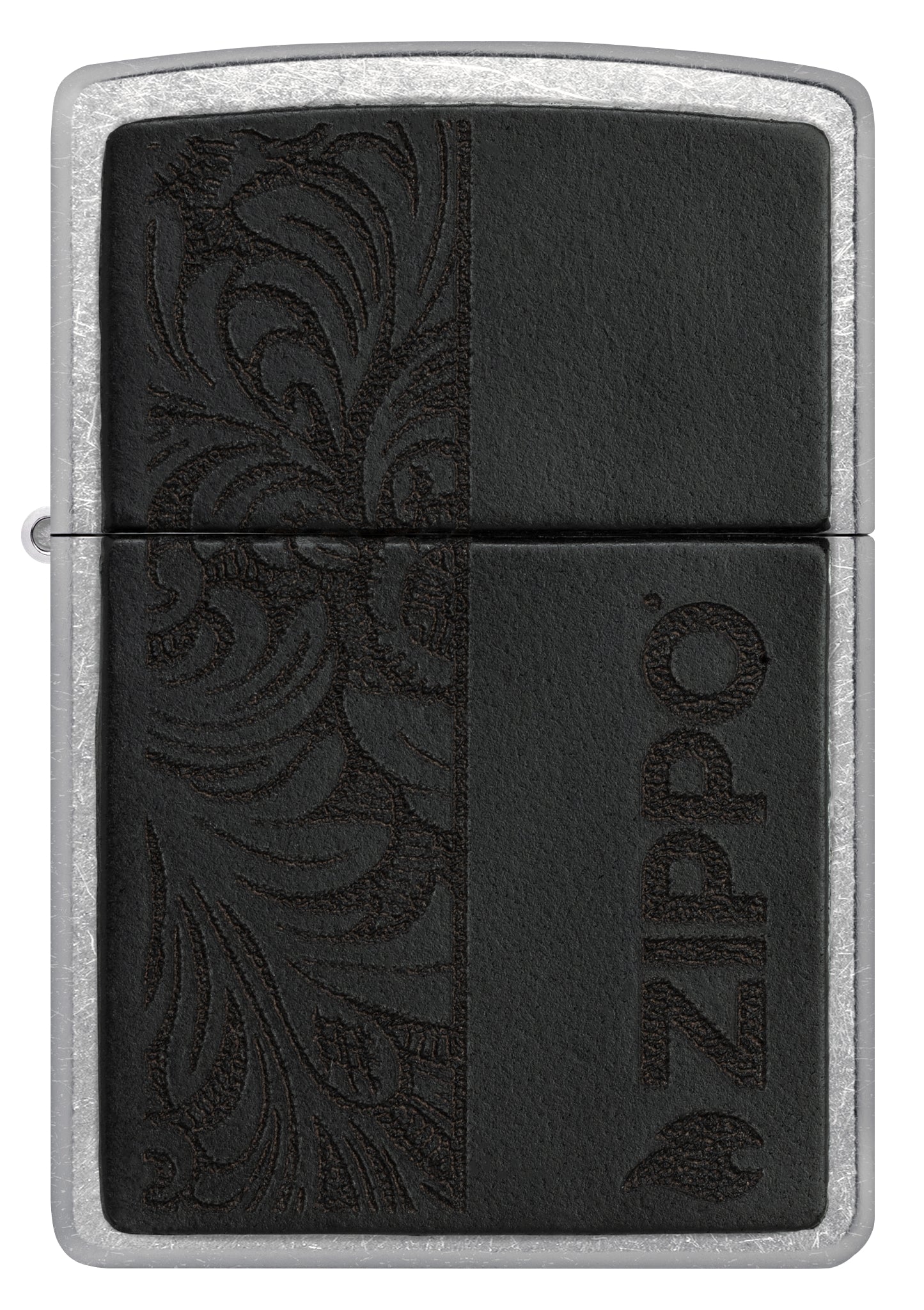 Black Leather Emblem - Zippo Design