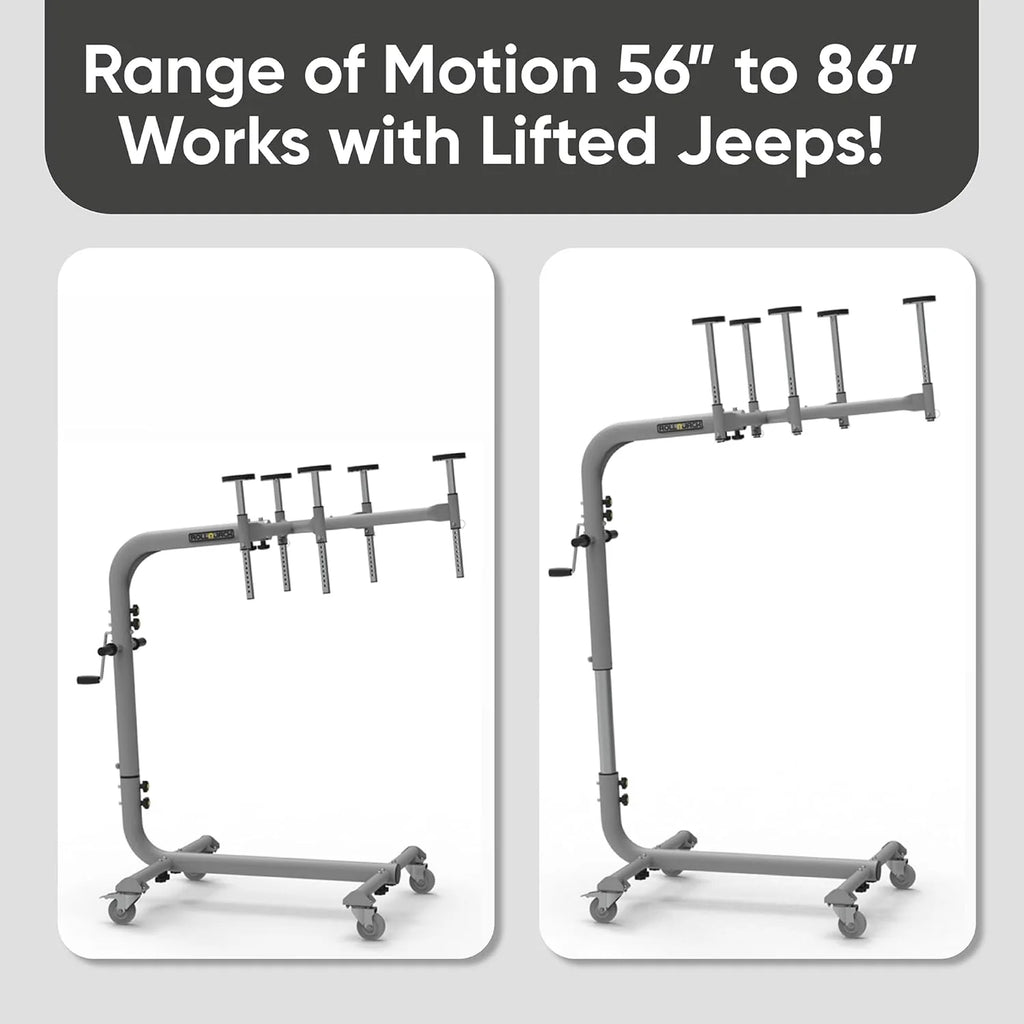 Hard Top Remover Lift for Jeep Wrangler, One-Person System