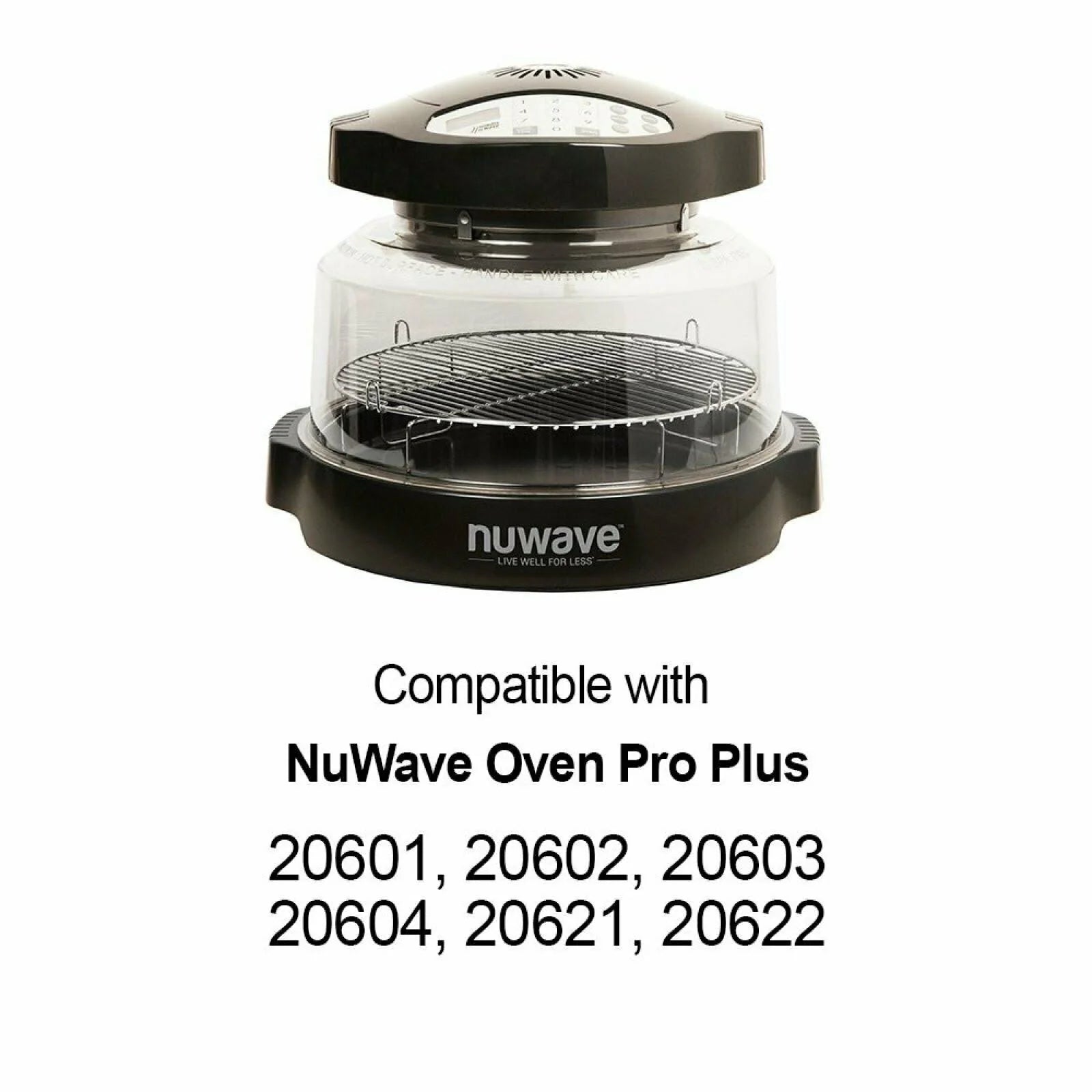NuWave Oven Pro Plus Replacement Dome – Durable Polycarbonate, Dishwasher Safe, Genuine Manufacturer Part