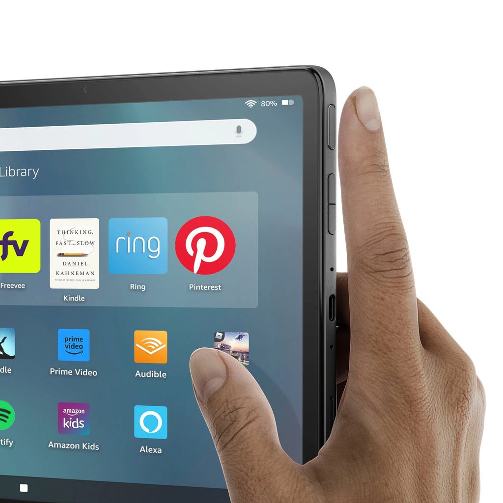 Amazon – Fire Max 11 tablet, vivid 11′′ display, octa core processor, 4 GB RAM, 14 hour battery life, 64 GB – Gray