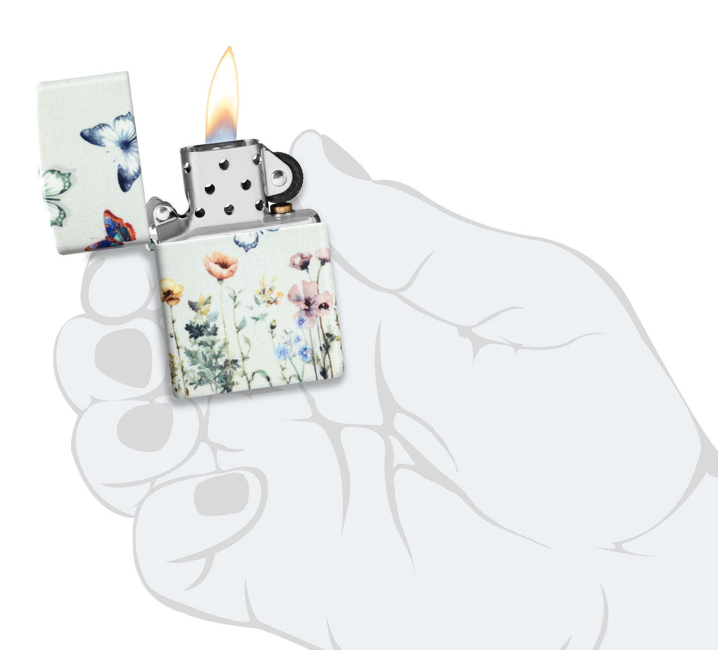 Glowing Butterflies Design