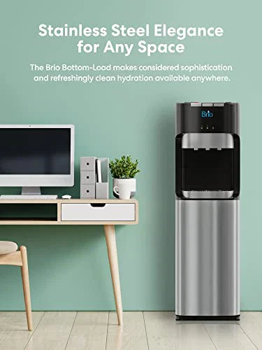 Brio Bottom Loading Water Cooler Water Dispenser ?? Essential Series - 3 Temperature Settings