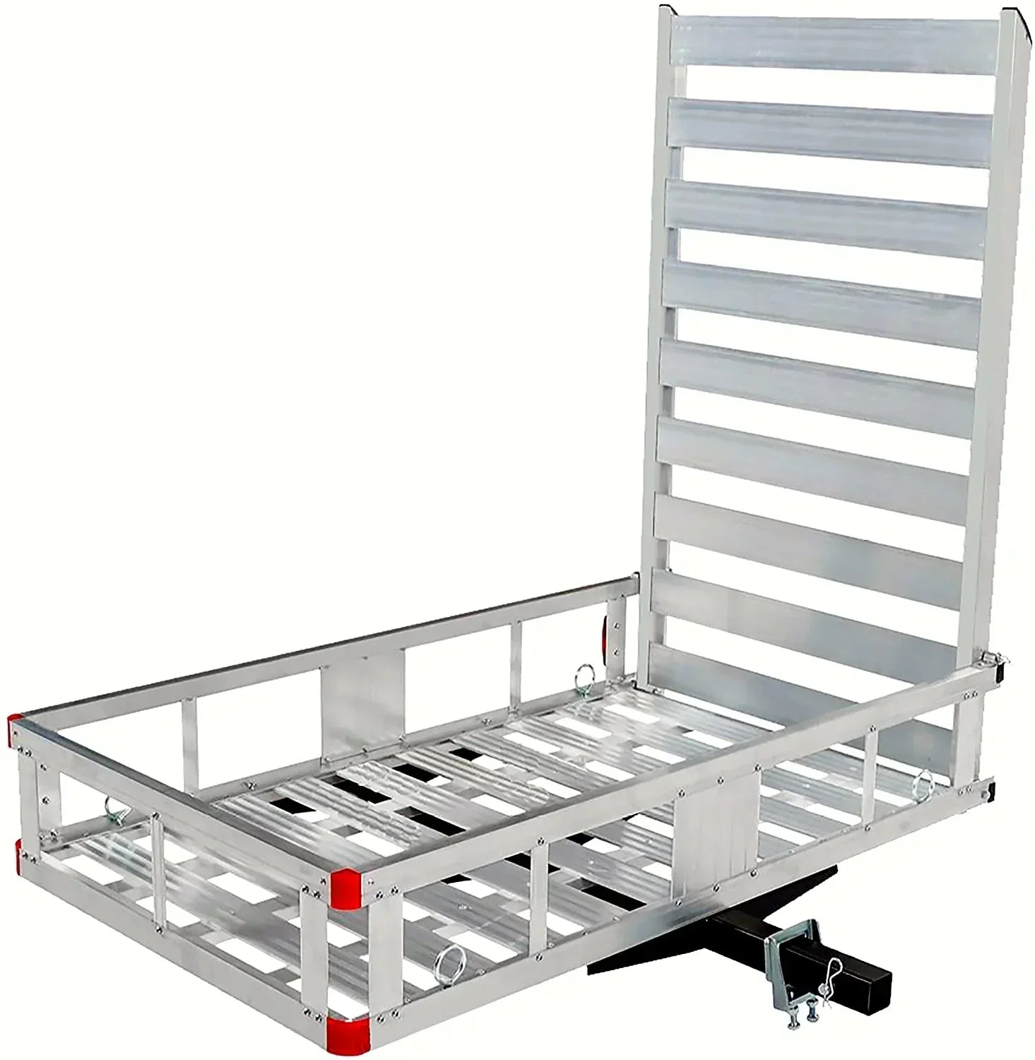 80779 Aluminum Hitch Mount Cargo Carrier with 47?测?? Long Ramp, 1 Pack