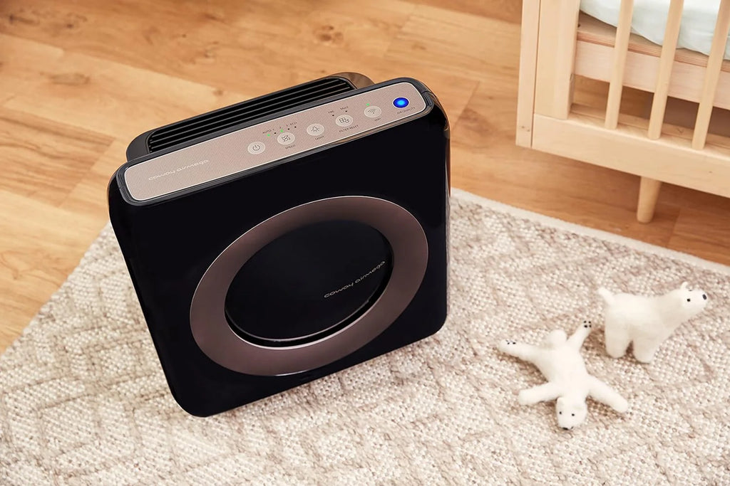 True HEPA Purifier with Air Quality Monitoring, Auto, Timer, Filter Indicator, and Eco Mode, 16.8 x 18.3 x 9.7, White