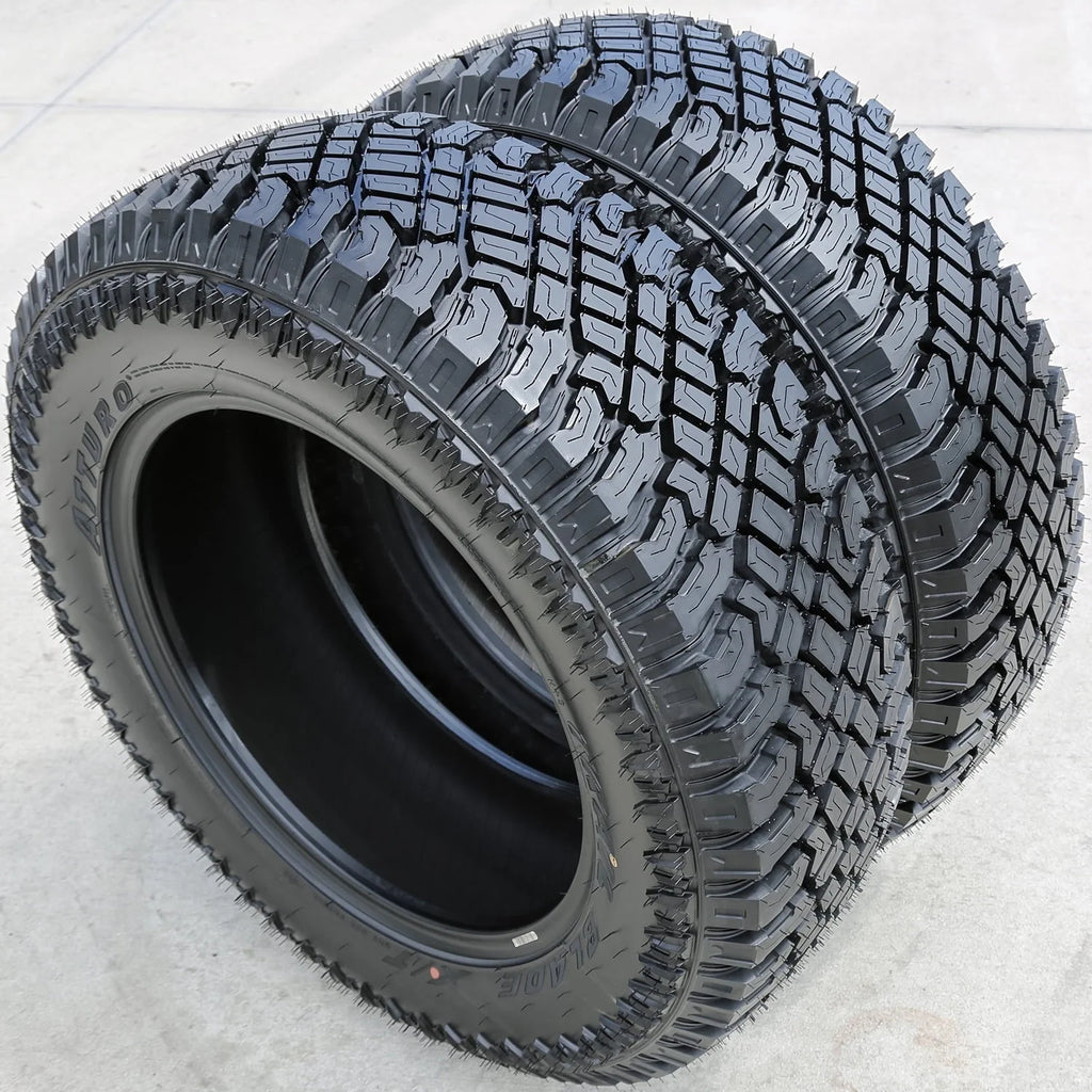One set of 4 (four) X/T LT 295/60R20 126/123R E (10 ply) ATA /T all-terrain tires