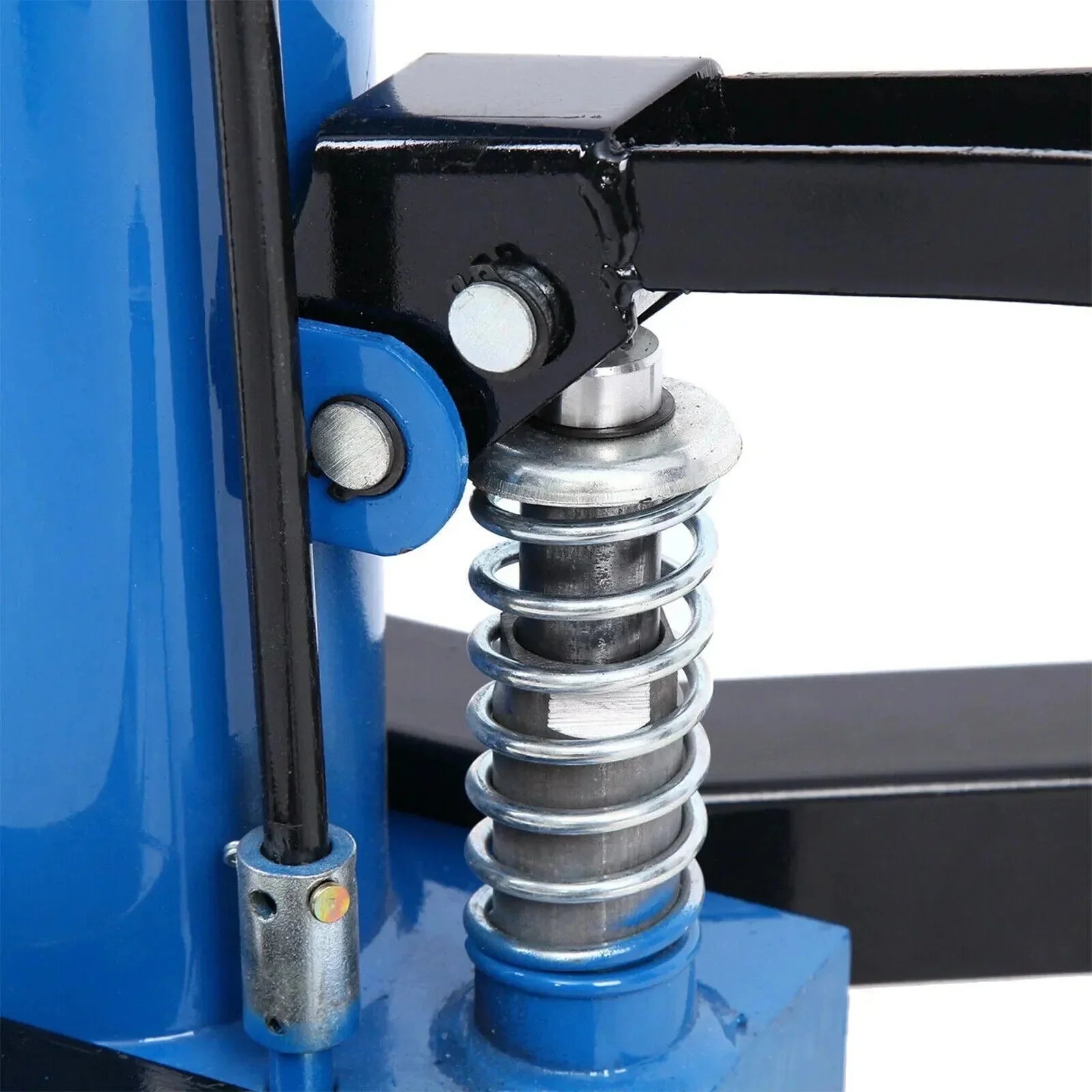 1660 Pounds Hydraulic Car Transmission Jack Vertical Lift with 360 Swivel Wheel Pedal ,Blue,33-70(0.75Ton)