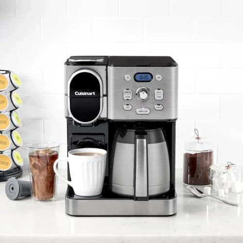 CUISINART Coffee Center? 10 Cup Thermal Coffeemaker and Single Serve Brewer: Home & Kitchen