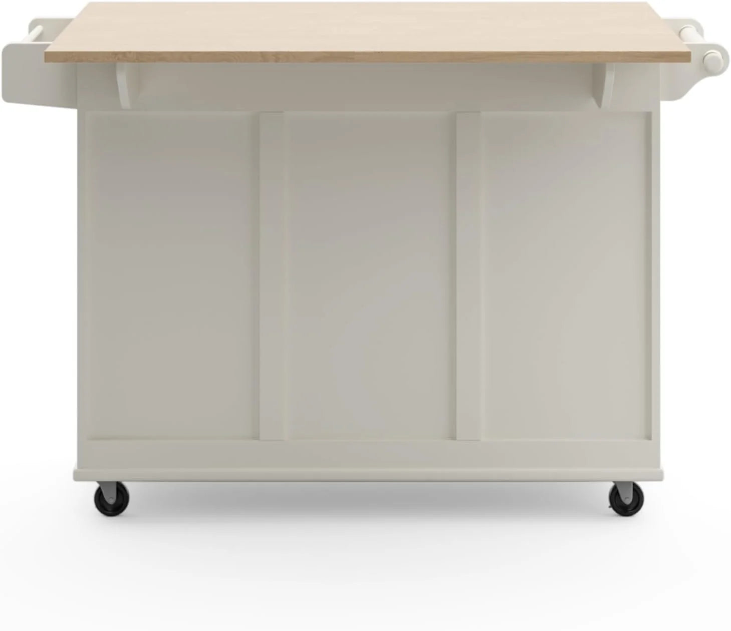 Homestyles Dolly Madison Mobile Kitchen Island Cart, Drop Leaf Breakfast Bar