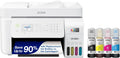 Epson EcoTank ET-4800 Wireless All-in-One Inkjet Printer, White Cartridge-Free, Scanner, Copier, Fax, ADF, Ethernet, Home Office