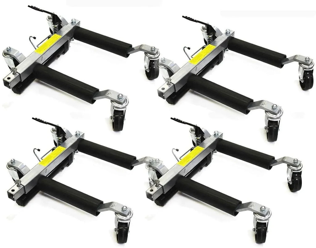 Stark Wheel Dolly Car Skates Vehicle Positioning Hydraulic Tire Jack Truck Rv Trailer Pick Up Dolly Ratcheting Foot Pedal