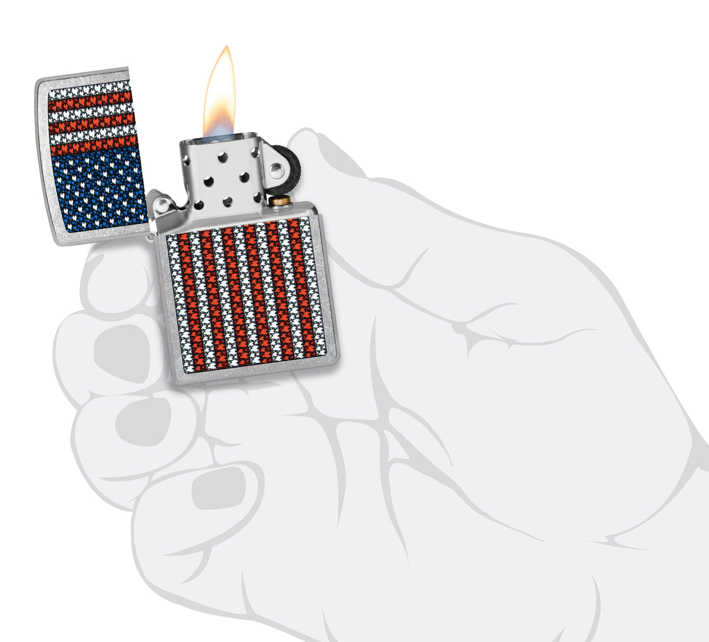 Flame Spangled Banner Design