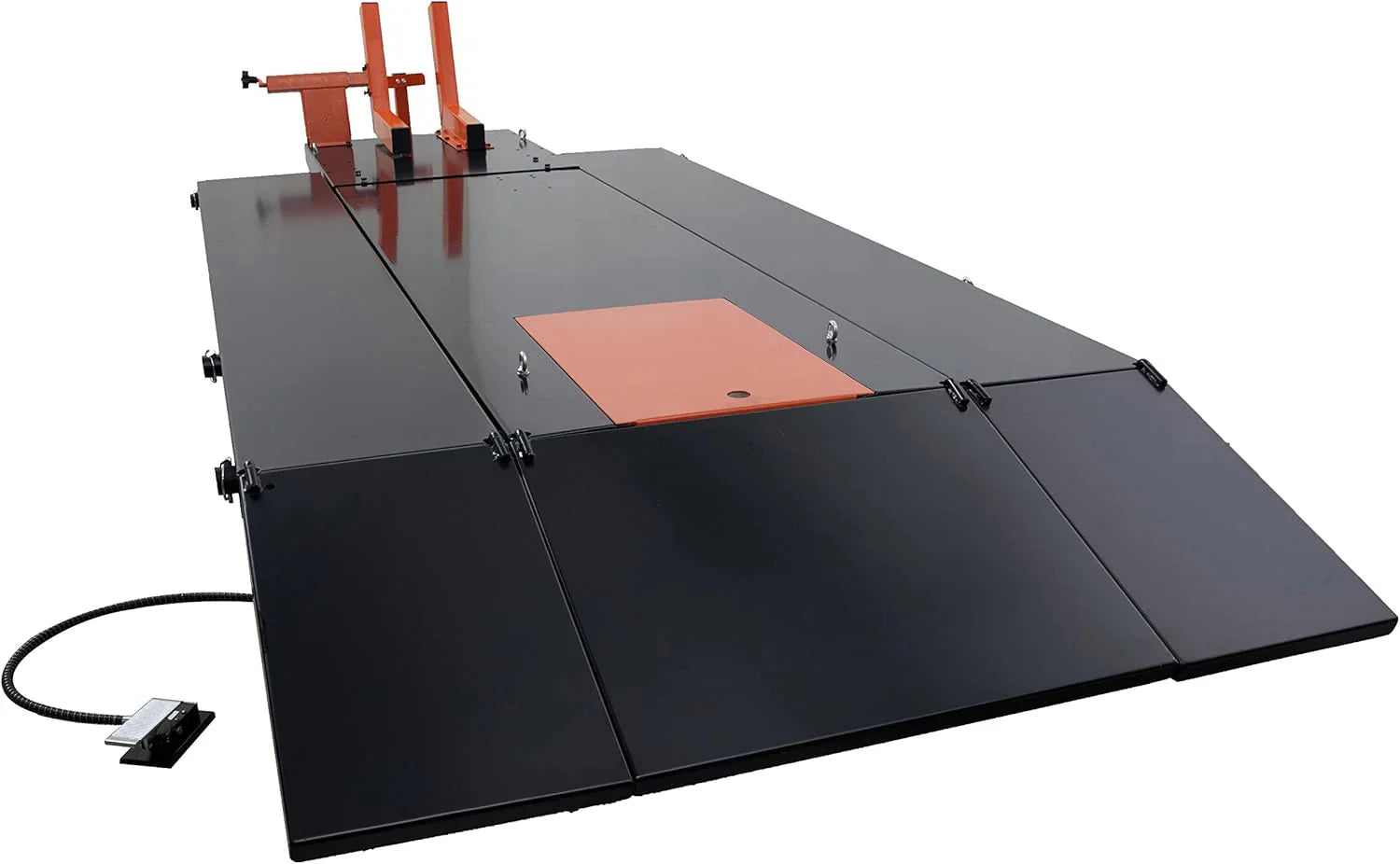 APlusLift MT1500X 1500LB Air-Operated Motorcycle & ATV Lift Table – 48 Wide with Side Extensions, 2-Year Warranty