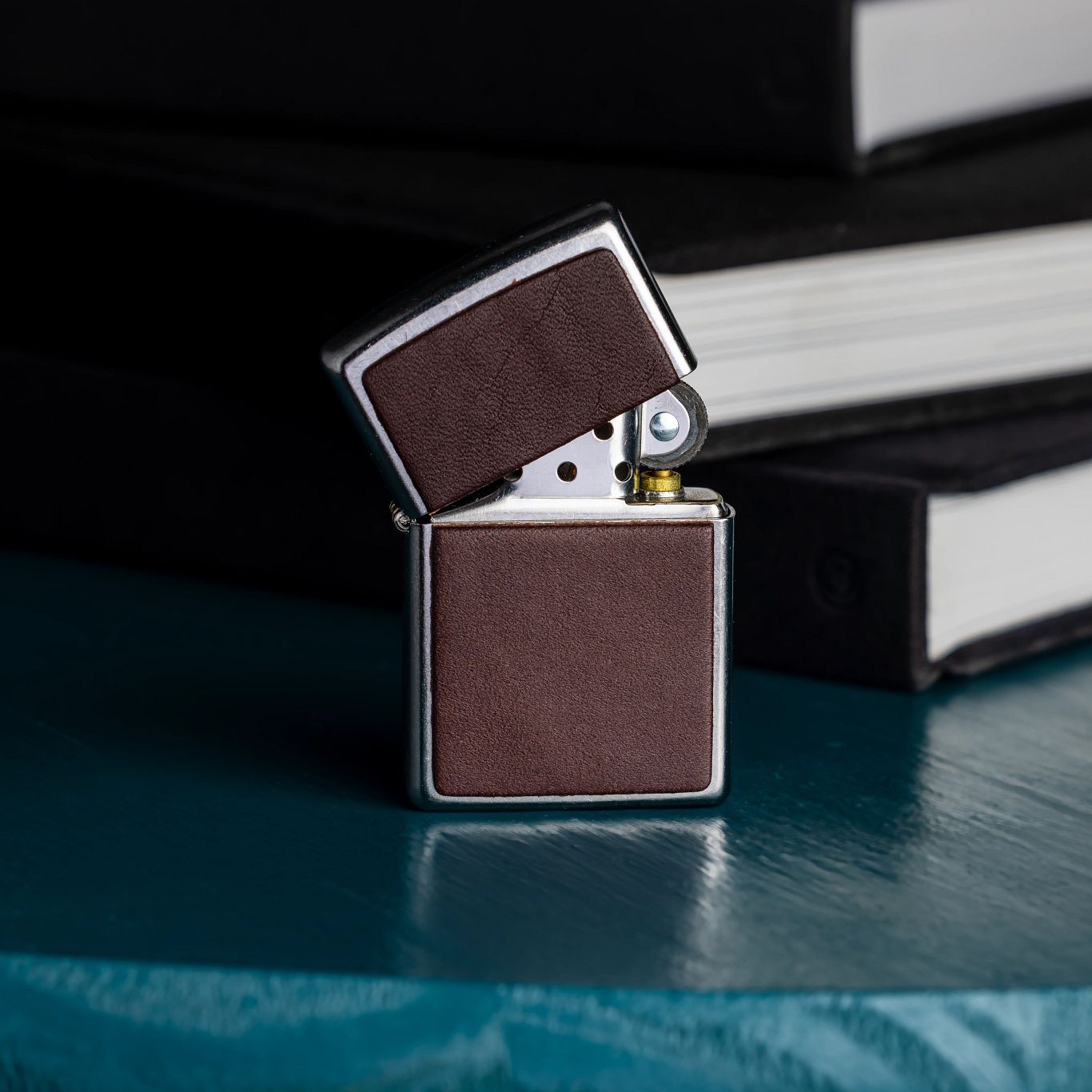 Brown Leather Emblem