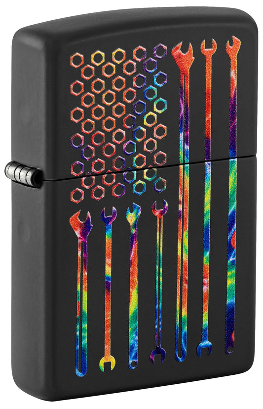 Bit safe Screwdriver with Tie-Dye Tools Design