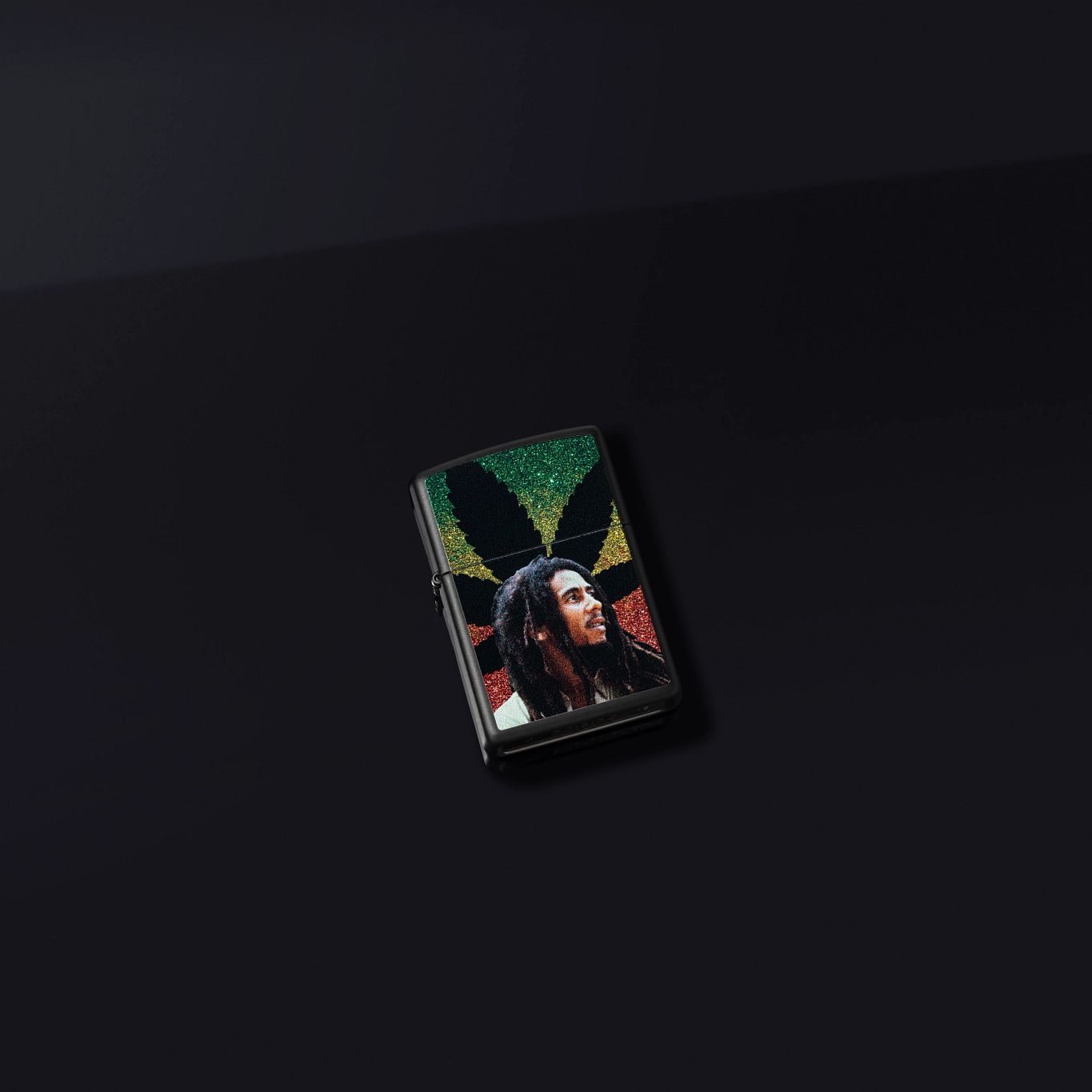 Bob Marley Leaf Silhouette Design