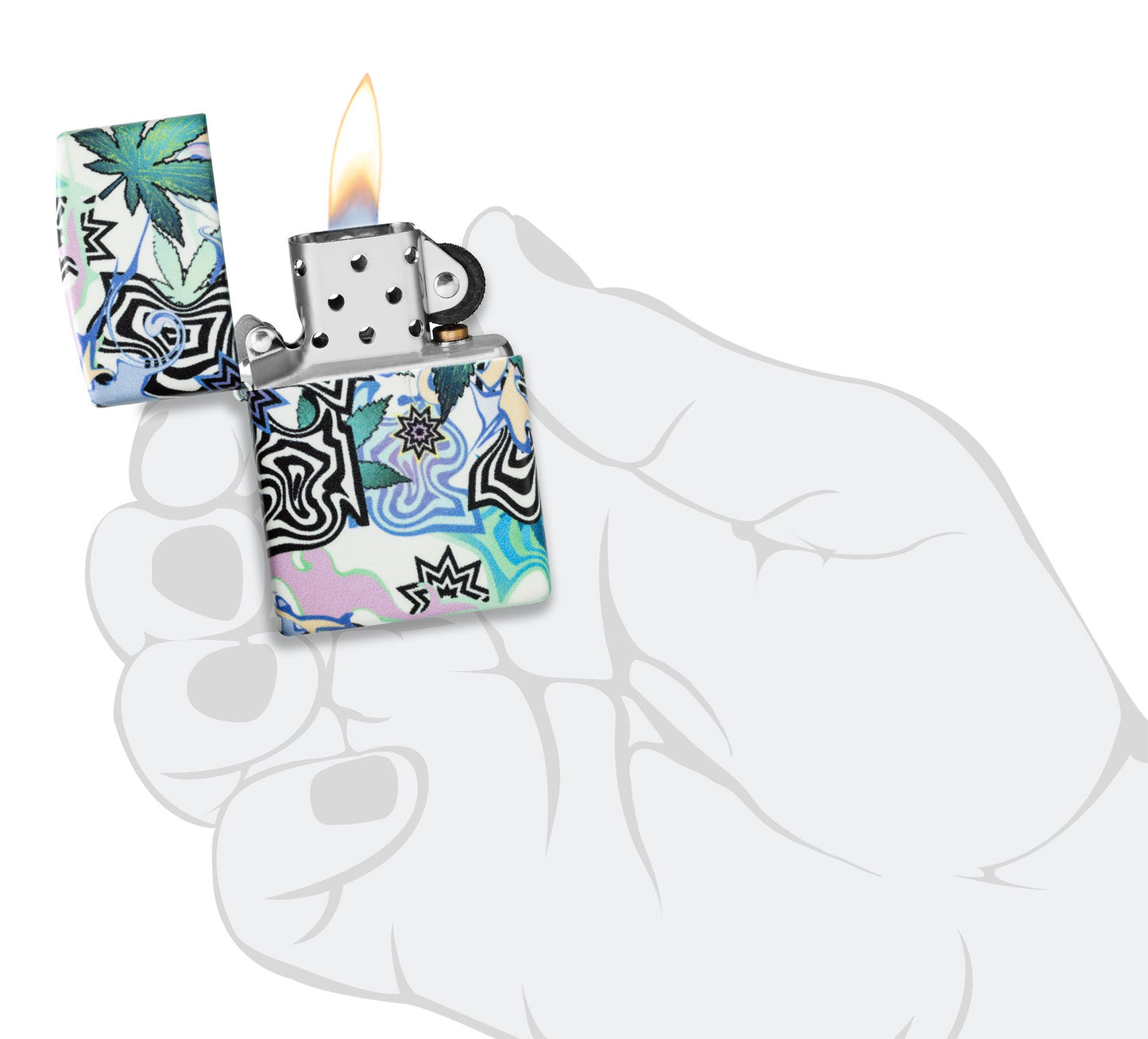 Abstract Cannabis Design