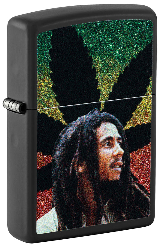 Bob Marley Leaf Silhouette Design